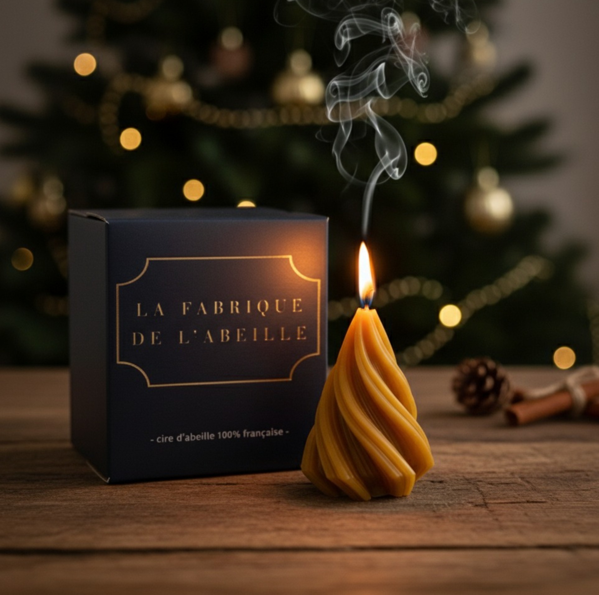 Coffret avec étiquette personnalisée